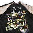Load image into Gallery viewer, Japanesque Men's Japanese Souvenir Jacket Japan Map x Tiger Sukajan 3RSJ-552 Black/Purple