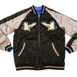 Load image into Gallery viewer, Japanesque Men's Japanese Souvenir Jacket Japan Map x Tiger Sukajan 3RSJ-552 Black/Purple