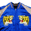 Load image into Gallery viewer, Japanesque Men's Japanese Souvenir Jacket Japan Map x Tiger Sukajan 3RSJ-552 Black/Purple