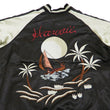 Load image into Gallery viewer, Japanesque Men's Japanese Souvenir Jacket Hawaii Reversible Sukajan 3RSJ-553 Black/Beige