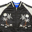 Load image into Gallery viewer, Japanesque Men's Japanese Souvenir Jacket Hawaii Reversible Sukajan 3RSJ-553 Black/Beige