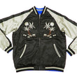 Load image into Gallery viewer, Japanesque Men's Japanese Souvenir Jacket Hawaii Reversible Sukajan 3RSJ-553 Black/Beige