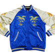 Load image into Gallery viewer, Japanesque Men's Japanese Souvenir Jacket Hawaii Reversible Sukajan 3RSJ-553 Black/Beige