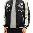 Load image into Gallery viewer, Japanesque Men's Japanese Souvenir Jacket Hawaii Reversible Sukajan 3RSJ-553 Black/Beige