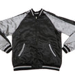 Load image into Gallery viewer, Japanesque Men's Japanese Souvenir Jacket Goldfish Embroidery Sukajan 3RSJ-701 Black/Gray