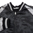 Load image into Gallery viewer, Japanesque Men's Japanese Souvenir Jacket Goldfish Embroidery Sukajan 3RSJ-701 Black/Gray