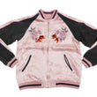 Load image into Gallery viewer, Japanesque Men's Japanese Souvenir Jacket Goldfish Embroidery Sukajan 3RSJ-702 Pink/Black