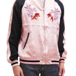 Load image into Gallery viewer, Japanesque Men's Japanese Souvenir Jacket Goldfish Embroidery Sukajan 3RSJ-702 Pink/Black