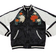Load image into Gallery viewer, Japanesque Men's Japanese Souvenir Jacket Chrysanthemum Sukajan 3RSJ-703 Black/Off
