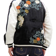 Load image into Gallery viewer, Japanesque Men's Japanese Souvenir Jacket Chrysanthemum Sukajan 3RSJ-703 Black/Off