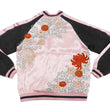 Load image into Gallery viewer, Japanesque Men's Japanese Souvenir Jacket Chrysanthemum Sukajan 3RSJ-703 Pink/Black