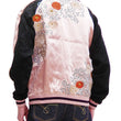 Load image into Gallery viewer, Japanesque Men's Japanese Souvenir Jacket Chrysanthemum Sukajan 3RSJ-703 Pink/Black