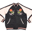 Load image into Gallery viewer, Japanesque Sukajan Men's Japanese Souvenir Jacket Japanese Bush Warbler 3RSJ-751 Black/Pink