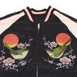 Load image into Gallery viewer, Japanesque Sukajan Men's Japanese Souvenir Jacket Japanese Bush Warbler 3RSJ-751 Black/Pink