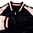 Load image into Gallery viewer, Japanesque Sukajan Men's Japanese Souvenir Jacket Japanese Bush Warbler 3RSJ-751 Black/Pink