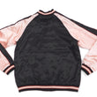 Load image into Gallery viewer, Japanesque Sukajan Men's Japanese Souvenir Jacket Japanese Bush Warbler 3RSJ-751 Black/Pink