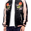 Load image into Gallery viewer, Japanesque Sukajan Men's Japanese Souvenir Jacket Japanese Bush Warbler 3RSJ-751 Black/Pink