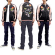 Load image into Gallery viewer, Japanesque Sukajan Men's Japanese Souvenir Jacket Japanese Bush Warbler 3RSJ-751 Black/Pink