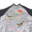 Load image into Gallery viewer, Japanesque Sukajan Men's Japanese Souvenir Jacket Japanese Bush Warbler 3RSJ-751 Gray/Black