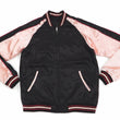 Load image into Gallery viewer, Japanesque Sukajan Jacket Men's Japanese Souvenir Jacket Japanese Crane 3RSJ-752 Black/Pink