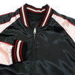 Load image into Gallery viewer, Japanesque Sukajan Jacket Men's Japanese Souvenir Jacket Japanese Crane 3RSJ-752 Black/Pink