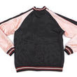 Load image into Gallery viewer, Japanesque Sukajan Jacket Men's Japanese Souvenir Jacket Japanese Crane 3RSJ-752 Black/Pink