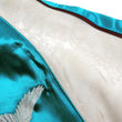 Load image into Gallery viewer, Japanesque Sukajan Jacket Men's Japanese Souvenir Jacket Japanese Crane 3RSJ-752 Blue-Green/Off