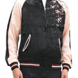 Load image into Gallery viewer, Japanesque Sukajan Jacket Men's Japanese Souvenir Jacket Weeping Cherry 3RSJ-753 Black/Pink