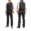 Load image into Gallery viewer, Japanesque Sukajan Jacket Men's Japanese Souvenir Jacket Weeping Cherry 3RSJ-753 Black/Pink
