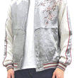 Load image into Gallery viewer, Japanesque Sukajan Jacket Men's Japanese Souvenir Jacket Weeping Cherry 3RSJ-753 Gray/Off