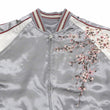 Load image into Gallery viewer, Japanesque Sukajan Jacket Men's Japanese Souvenir Jacket Weeping Cherry 3RSJ-753 Gray/Off