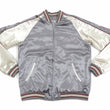 Load image into Gallery viewer, Japanesque Sukajan Jacket Men's Japanese Souvenir Jacket Weeping Cherry 3RSJ-753 Gray/Off