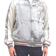 Load image into Gallery viewer, Japanesque Sukajan Jacket Men's Japanese Souvenir Jacket Weeping Cherry 3RSJ-753 Gray/Off
