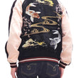 Load image into Gallery viewer, Japanesque Sukajan Men's Japanese Souvenir Jacket Japanese Koi fish 3RSJ-754 Black/Pink