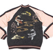 Load image into Gallery viewer, Japanesque Sukajan Men's Japanese Souvenir Jacket Japanese Koi fish 3RSJ-754 Black/Pink
