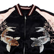 Load image into Gallery viewer, Japanesque Sukajan Men's Japanese Souvenir Jacket Japanese Koi fish 3RSJ-754 Black/Pink