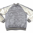 Load image into Gallery viewer, Japanesque Sukajan Men's Japanese Souvenir Jacket Japanese Koi fish 3RSJ-754 Gray/Off