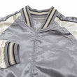 Load image into Gallery viewer, Japanesque Sukajan Men's Japanese Souvenir Jacket Japanese Koi fish 3RSJ-754 Gray/Off