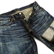 Load image into Gallery viewer, Eternal Faded Jeans Men's Low Rise Slim Fit Straight Leg Button Fly Japanese Denim 52291 Dark-Indigo
