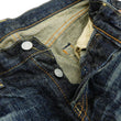 Load image into Gallery viewer, Eternal Faded Jeans Men's Low Rise Slim Fit Straight Leg Button Fly Japanese Denim 52291 Dark-Indigo