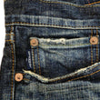 Load image into Gallery viewer, Eternal Faded Jeans Men's Low Rise Slim Fit Straight Leg Button Fly Japanese Denim 52291 Dark-Indigo