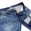 Load image into Gallery viewer, Eternal Faded Jeans Men's Low Rise Slim Fit Straight Leg Button Fly Japanese Denim 52291 Light-Indigo