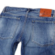 Load image into Gallery viewer, Eternal Faded Jeans Men's Low Rise Slim Fit Straight Leg Button Fly Japanese Denim 52291 Light-Indigo
