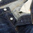 Load image into Gallery viewer, Eternal Ripped Distressed Jeans Men's Pre-Faded Denim Low Rise Slim Fit Straight Leg Button Fly 52292 Dark-Indigo
