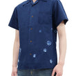 Load image into Gallery viewer, Studio D'artisan Indigo Short Sleeve Button-Up Shirt Men's Japanese Art Casual Shirt 5668