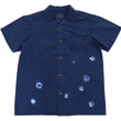 Load image into Gallery viewer, Studio D'artisan Indigo Short Sleeve Button-Up Shirt Men's Japanese Art Casual Shirt 5668