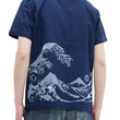 Load image into Gallery viewer, Studio D'artisan Indigo Short Sleeve Button-Up Shirt Men's Japanese Art Casual Shirt 5668