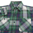 Load image into Gallery viewer, Studio D'artisan Plaid Flannel Shirt Men's Heavyweight Long Sleeve Button Up Work Shirt 5685 Green Plaid