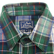 Load image into Gallery viewer, Studio D'artisan Plaid Flannel Shirt Men's Heavyweight Long Sleeve Button Up Work Shirt 5685 Green Plaid