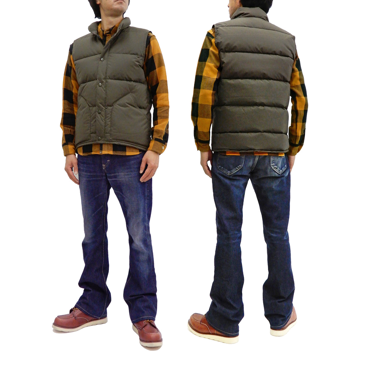 ZANTER JAPAN Down Vest Men's Casual Fashion Quilted Winter 